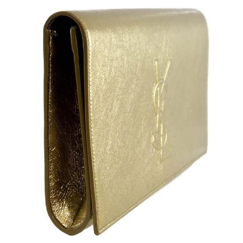 ysl belle de jour clutch gold